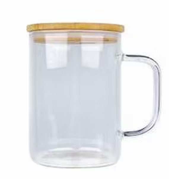 15oz snow globe glass mug
