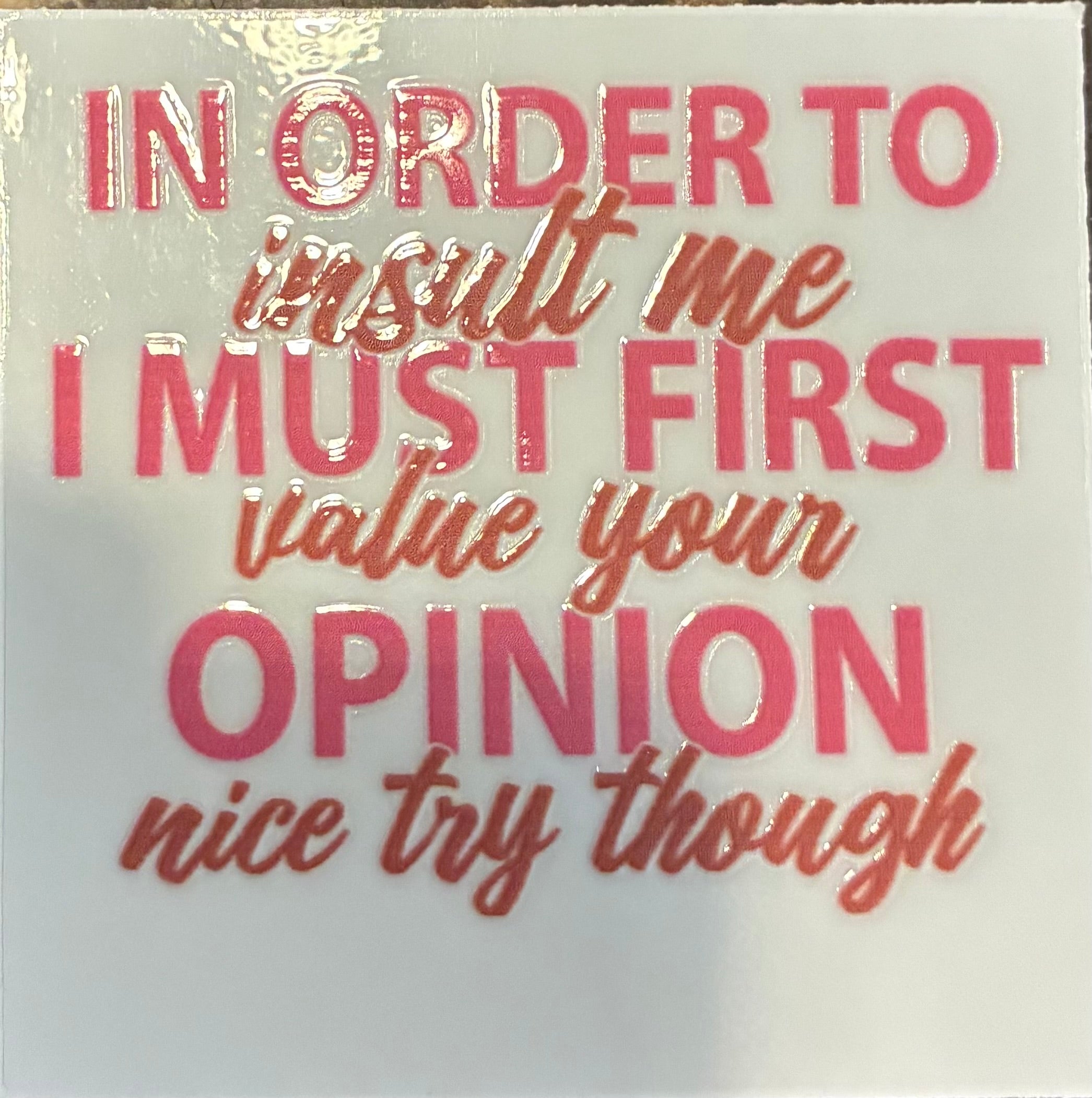 Saying